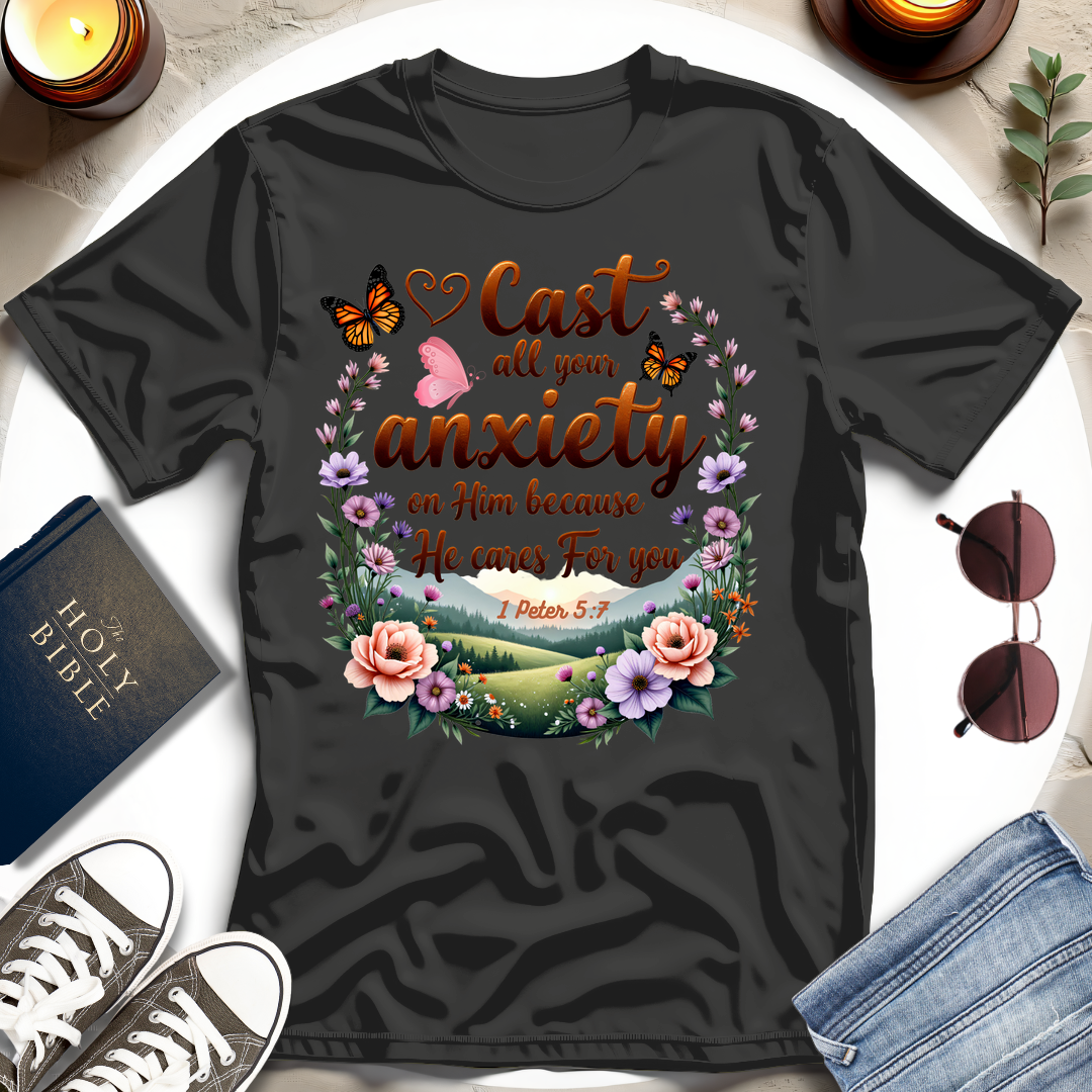 Cast All Your Anxiety T-shirt IV