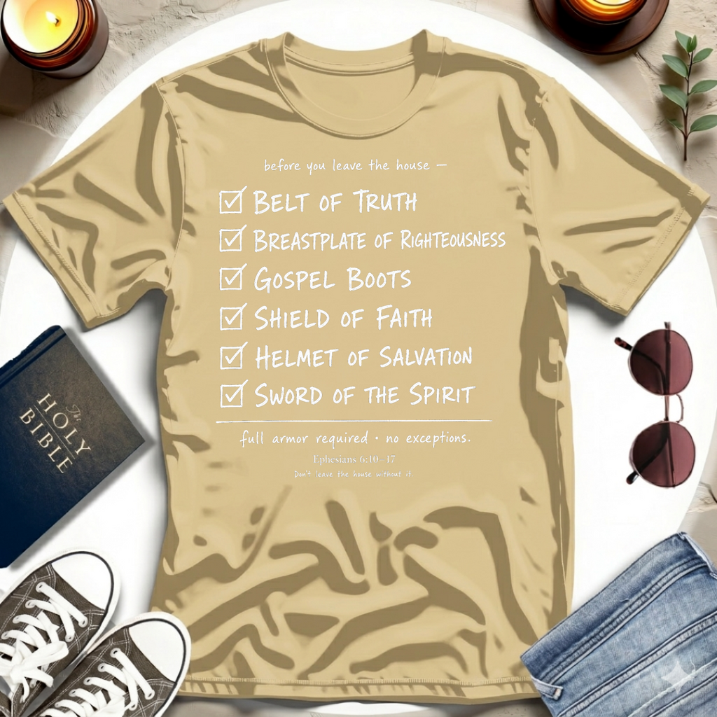 Armor of God Checklist T-Shirt