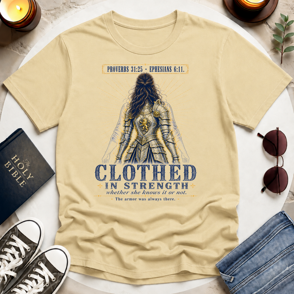 Clothed in Strength, Unseen T-Shirt