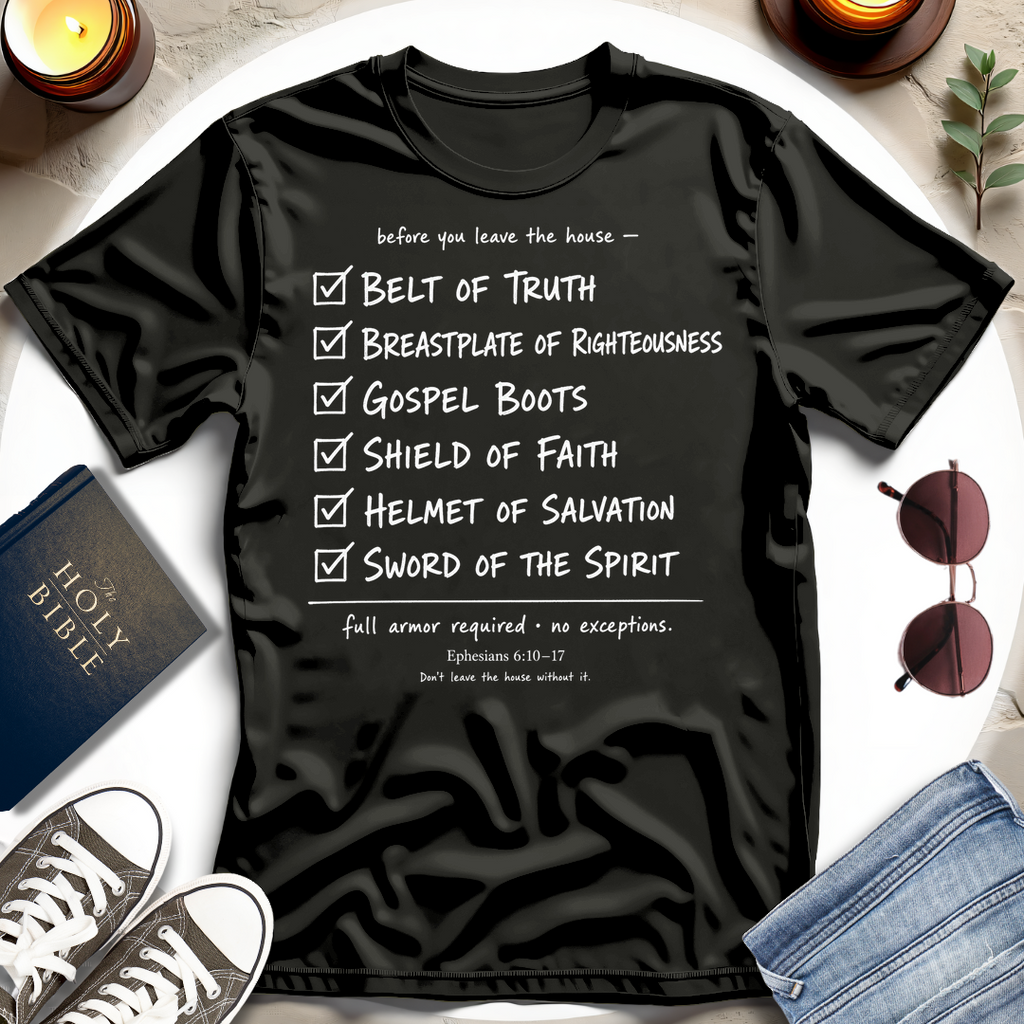 Armor of God Checklist T-Shirt