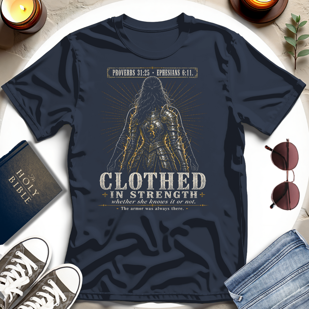 Clothed in Strength, Unseen T-Shirt