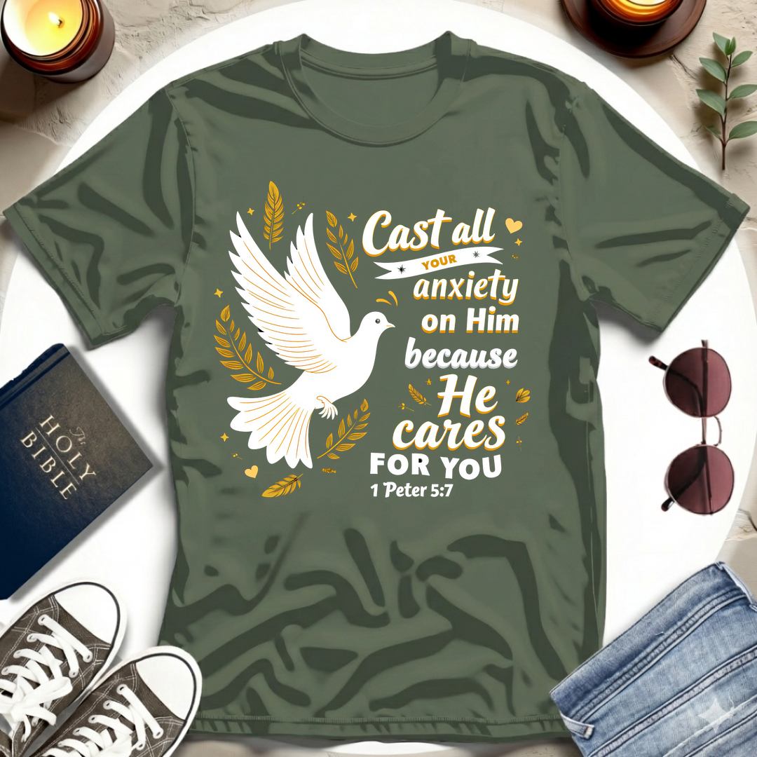 Cast All Your Anxiety T-shirt III