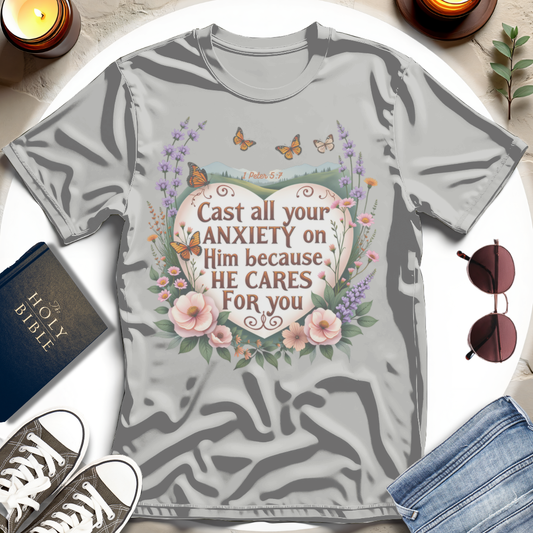 Cast All Your Anxiety T-shirt V