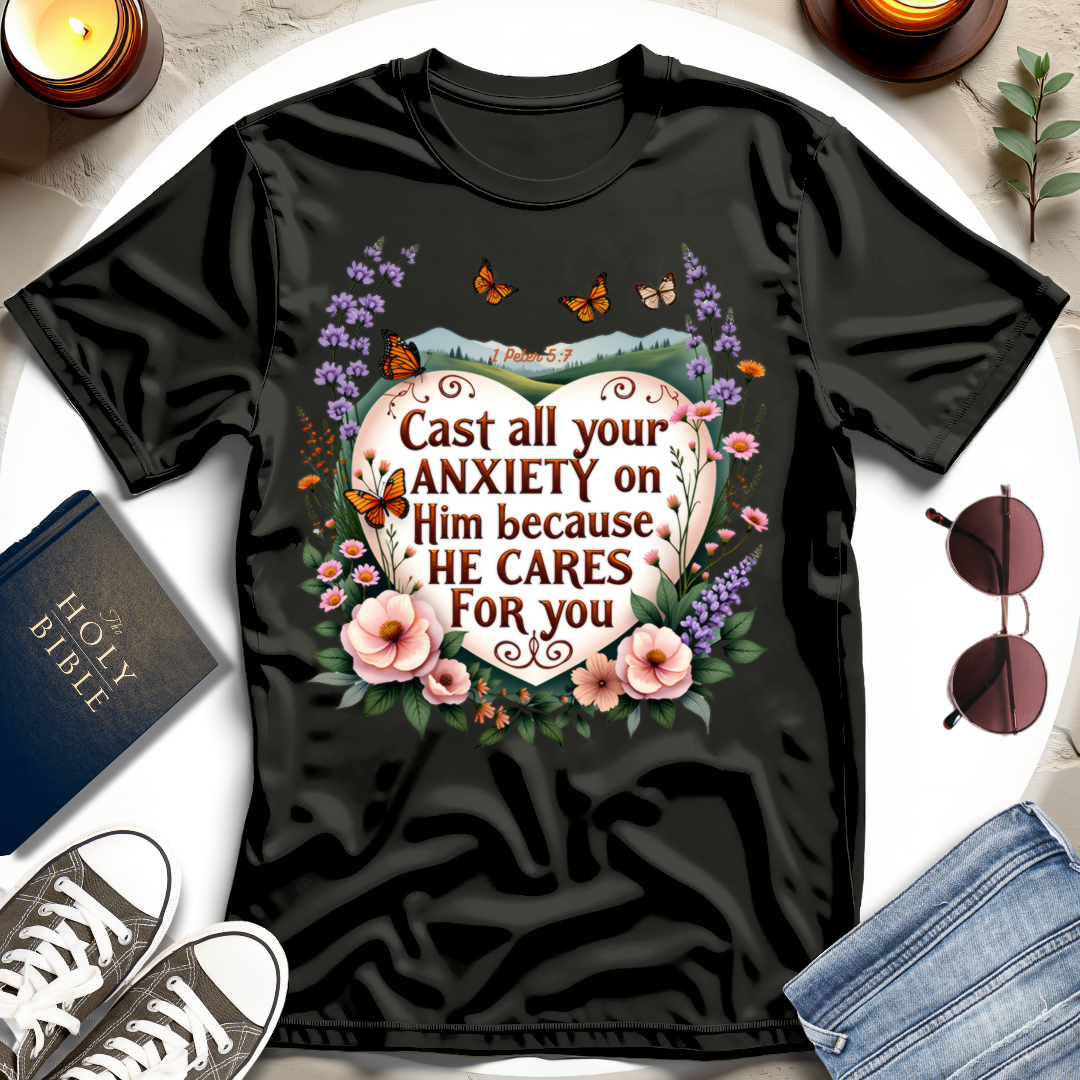 Cast All Your Anxiety T-shirt V