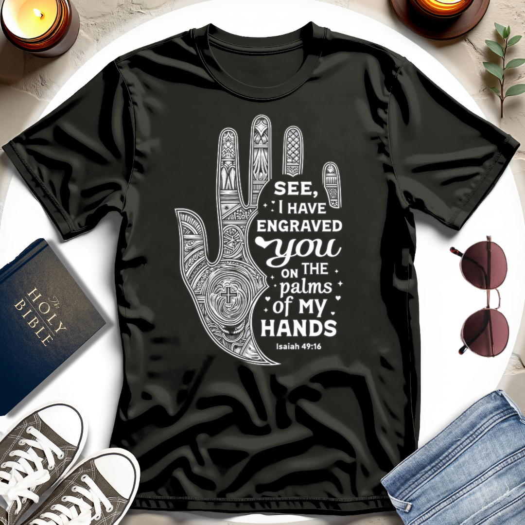Held in God's Hands T-shirt I