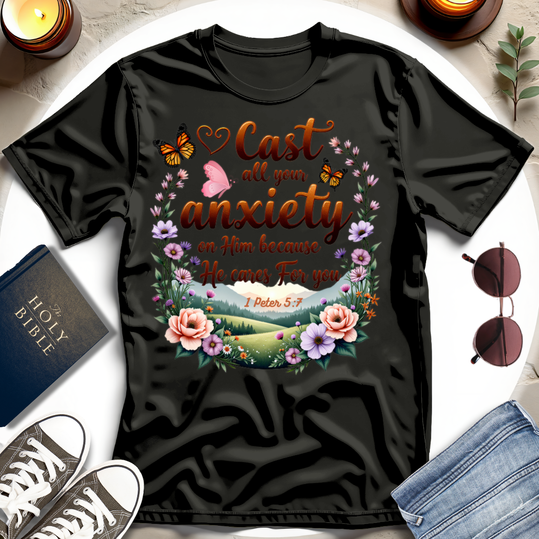 Cast All Your Anxiety T-shirt IV