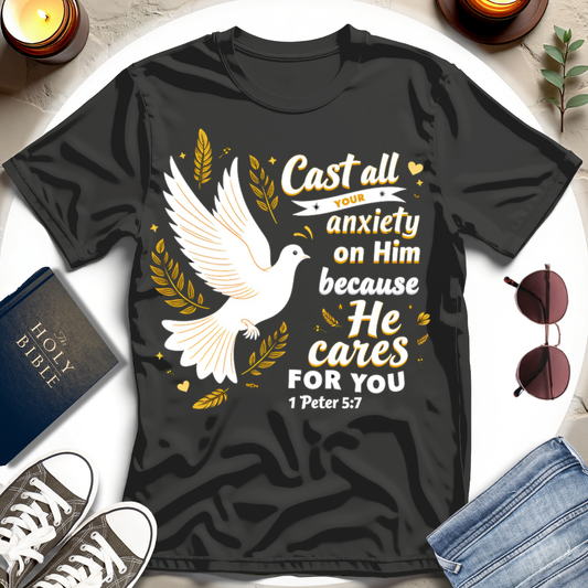 Cast All Your Anxiety T-shirt III