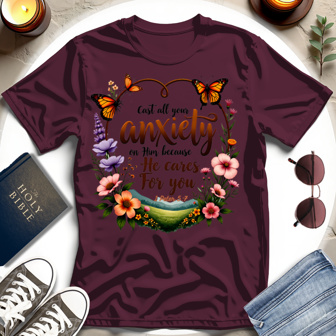 Cast All Your Anxiety T-shirt II