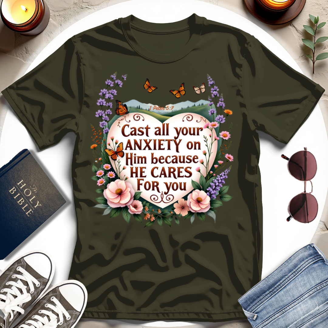 Cast All Your Anxiety T-shirt V