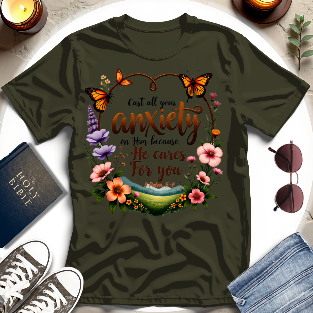 Cast All Your Anxiety T-shirt II