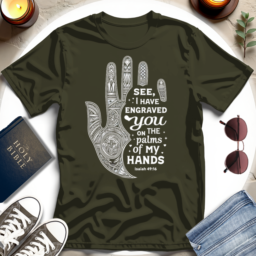 Held in God's Hands T-shirt I