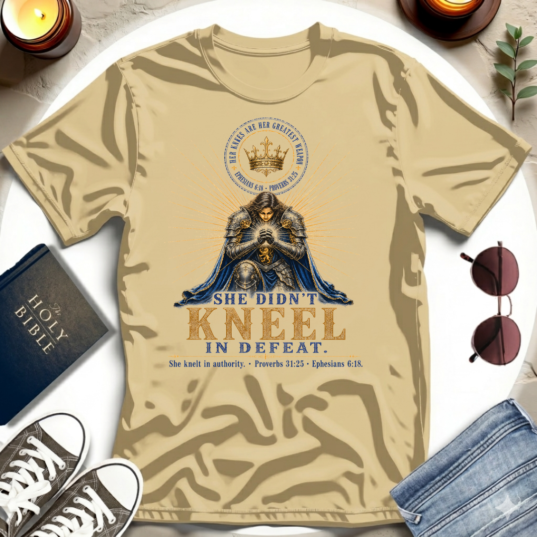 Kneeling, Not Defeated T-Shirt