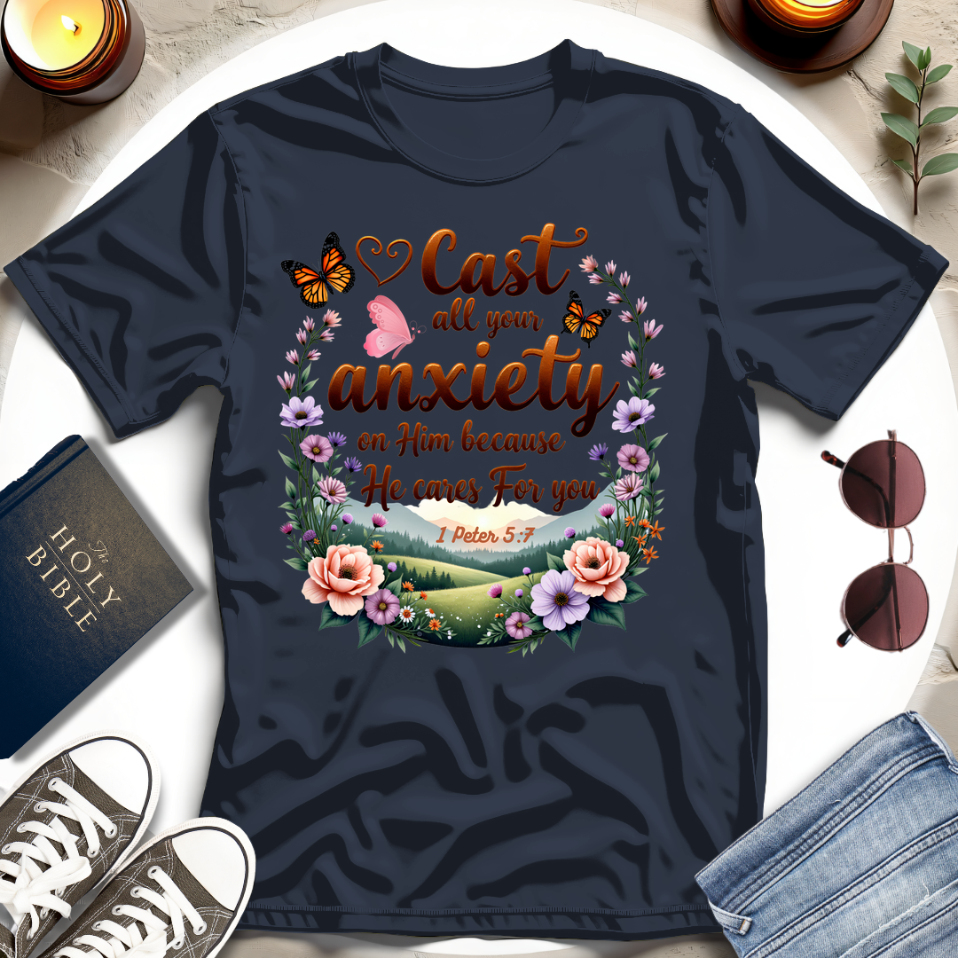 Cast All Your Anxiety T-shirt IV