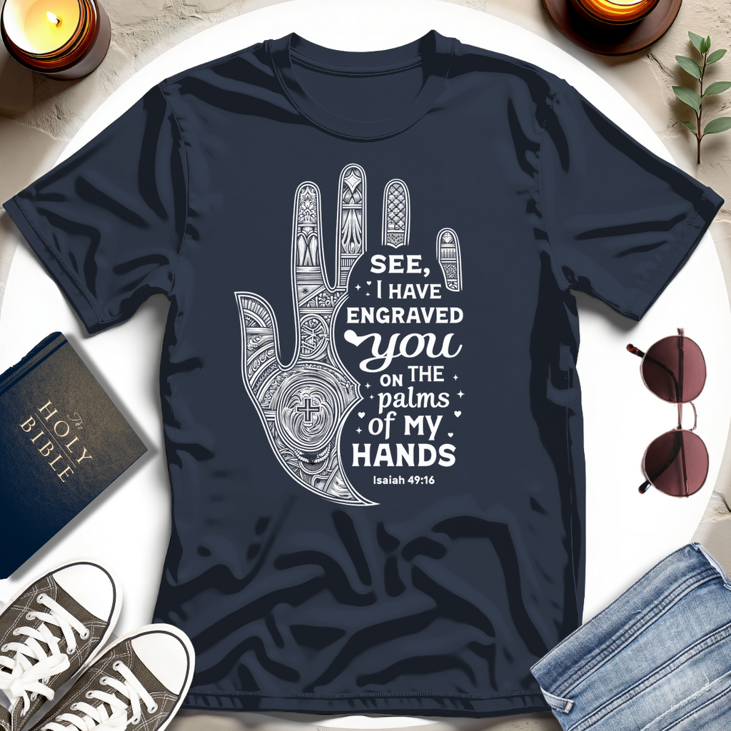 Held in God's Hands T-shirt I