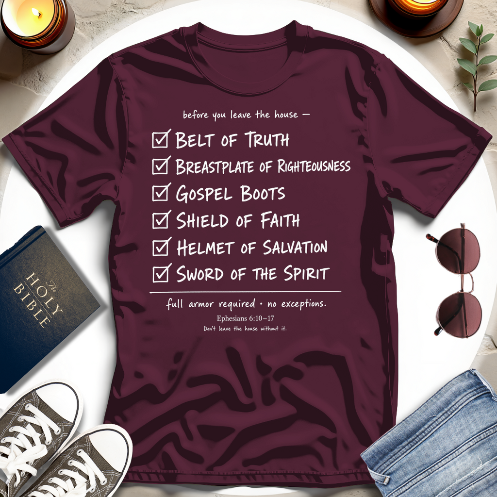 Armor of God Checklist T-Shirt