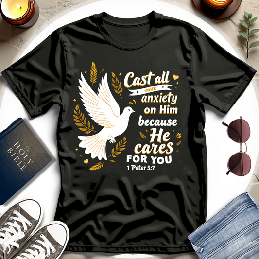 Cast All Your Anxiety T-shirt III