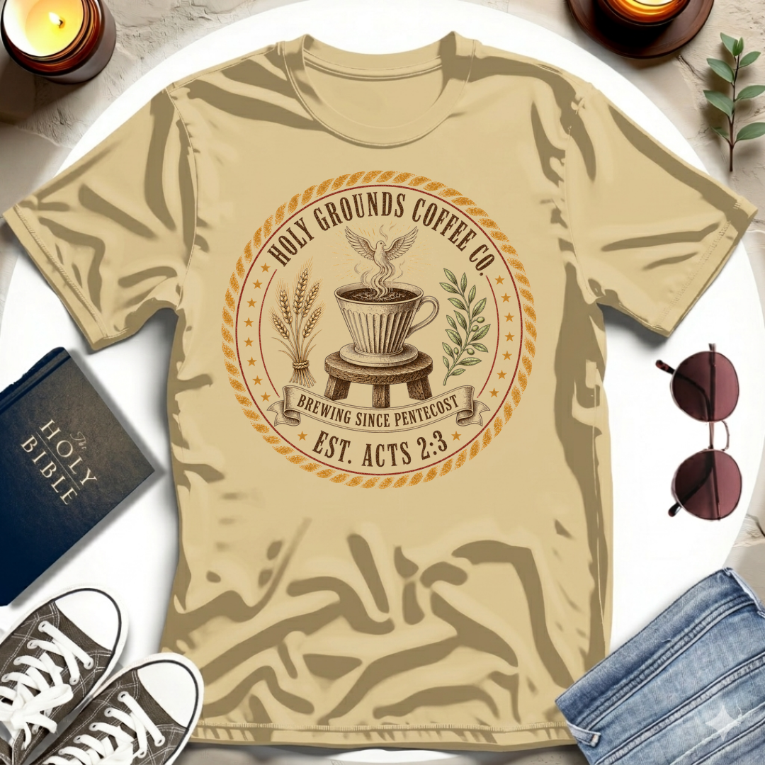 Holy Grounds Coffee T-Shirt