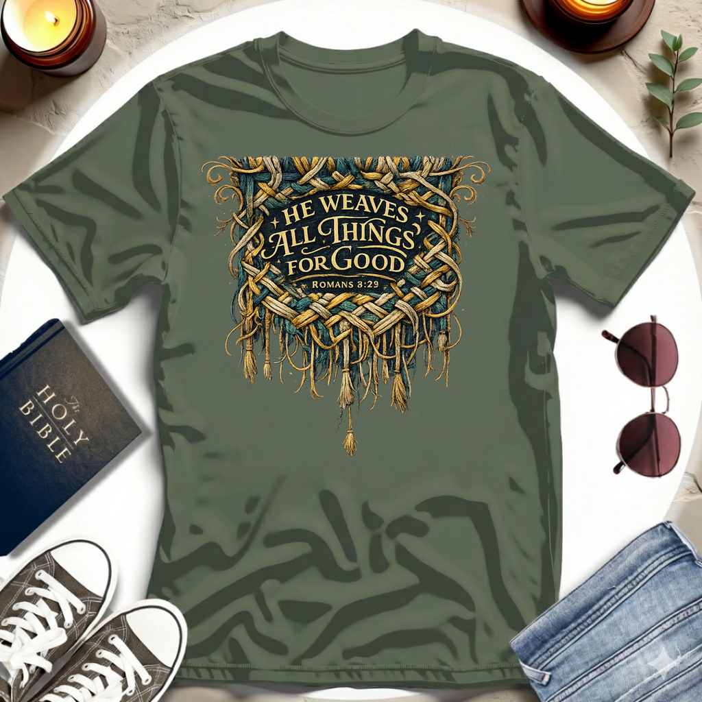 HE WEAVES ALL THINGS T-Shirt