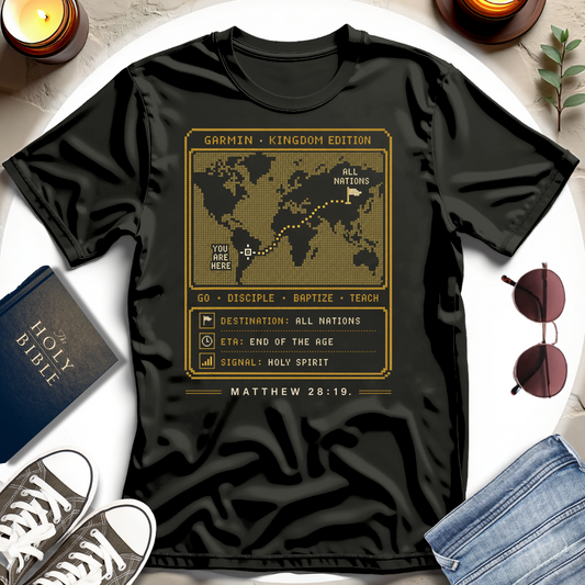 Great Commission GPS, Retro T-Shirt