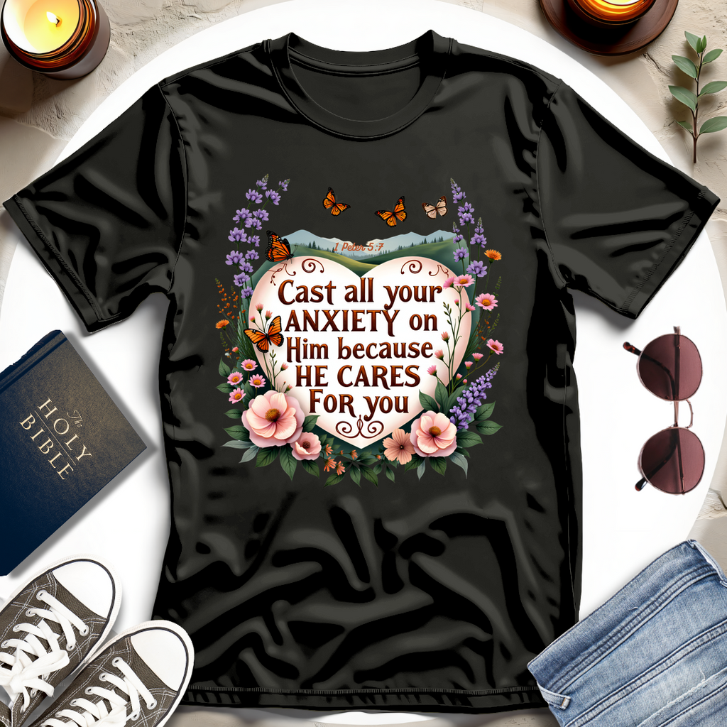Cast All Your Anxiety T-shirt V