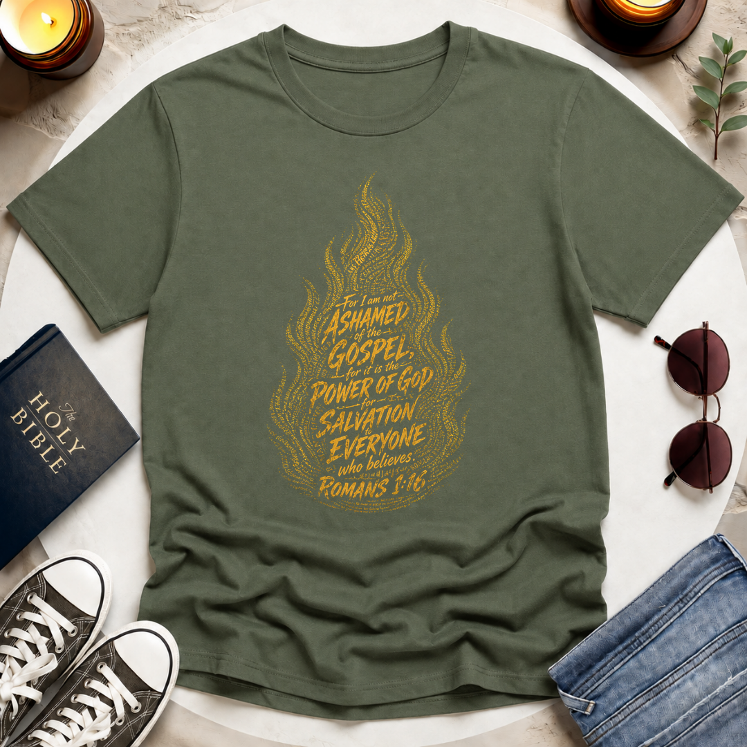 Unashamed Boldness, Flame T-Shirt