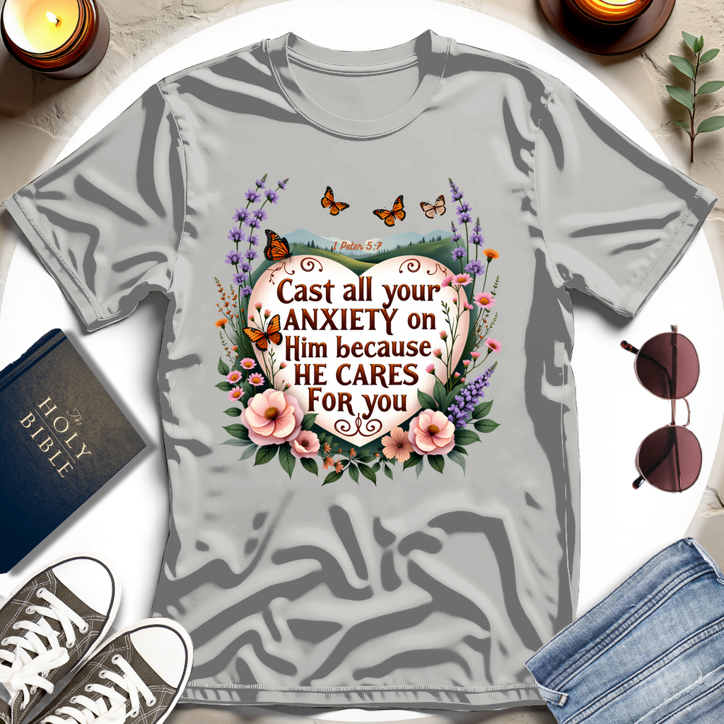 Cast All Your Anxiety T-shirt V