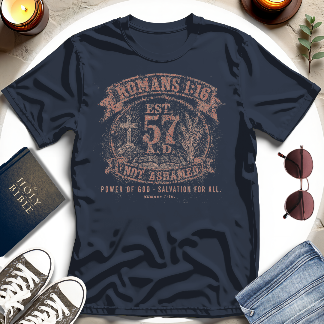 Romans 116, Distressed T-Shirt