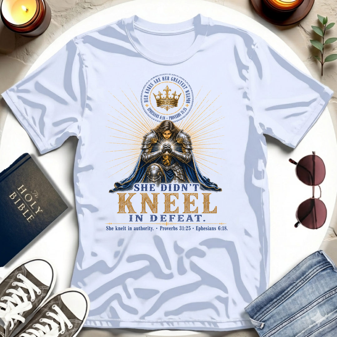 Kneeling, Not Defeated T-Shirt