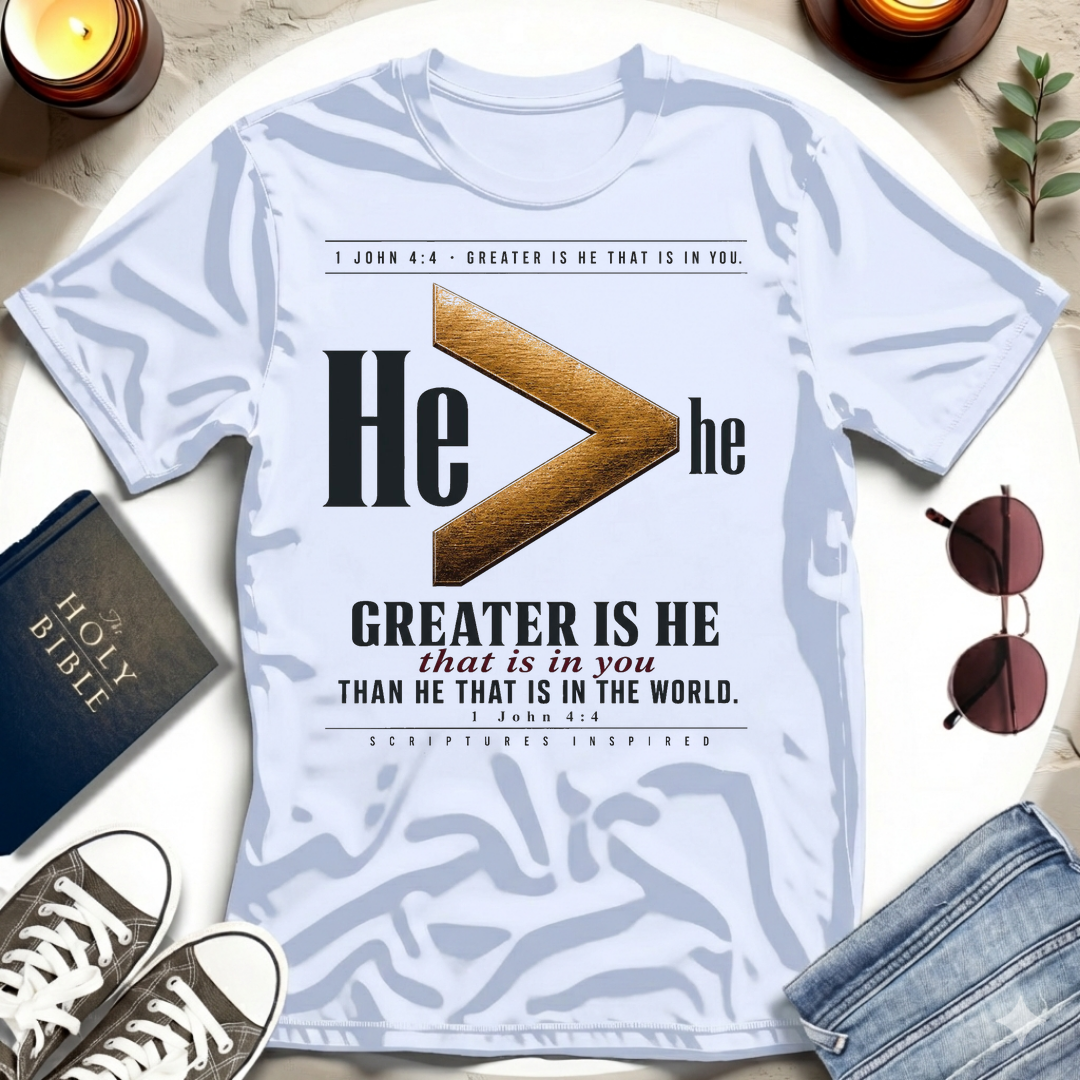 Greater Is He T-Shirt
