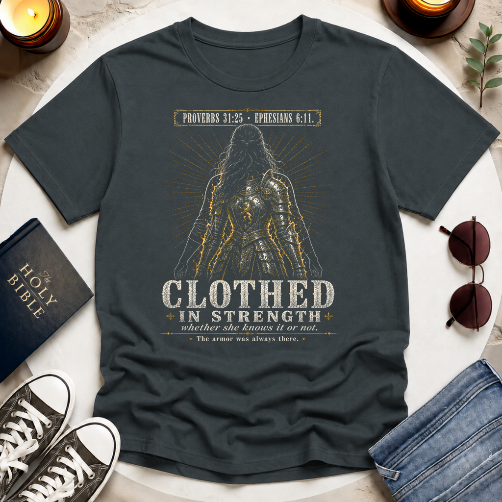 Clothed in Strength, Unseen T-Shirt
