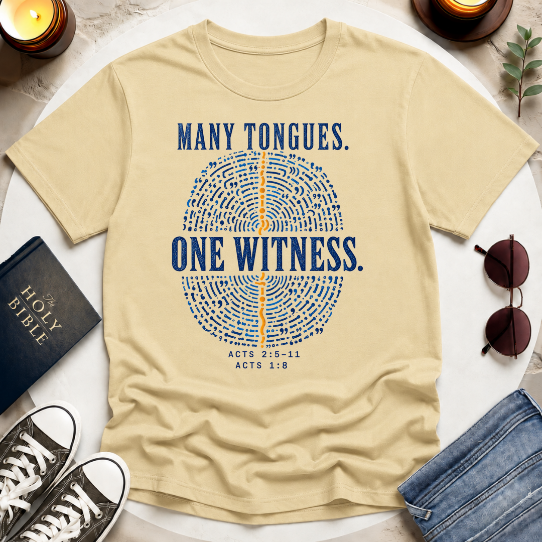 Many Tongues, One Witness T-Shirt