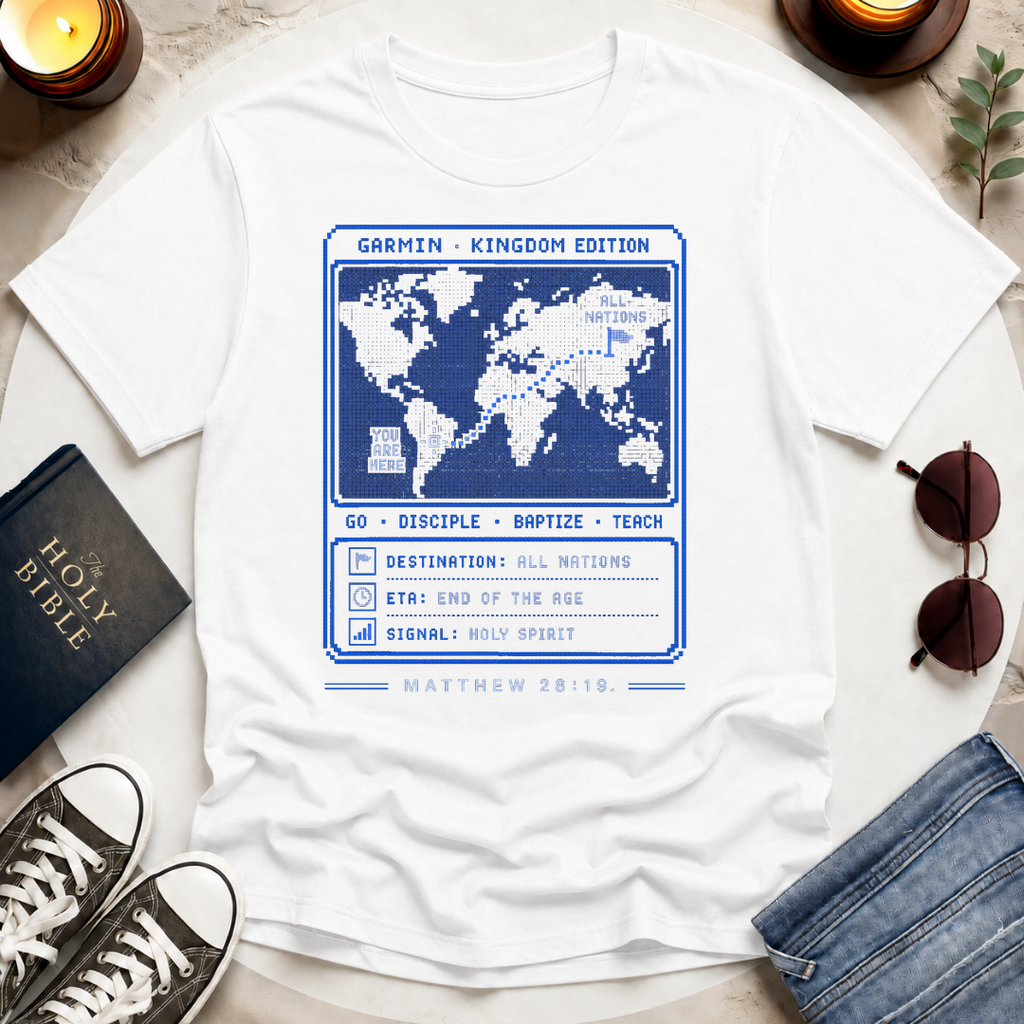 Great Commission GPS, Retro T-Shirt