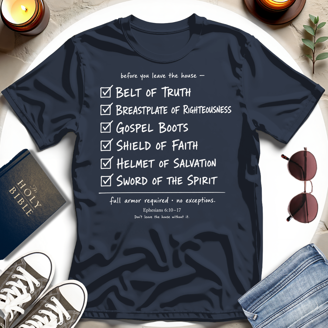 Armor of God Checklist T-Shirt