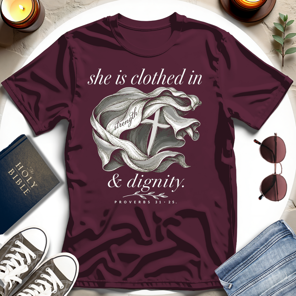 Clothed in Strength T-Shirt