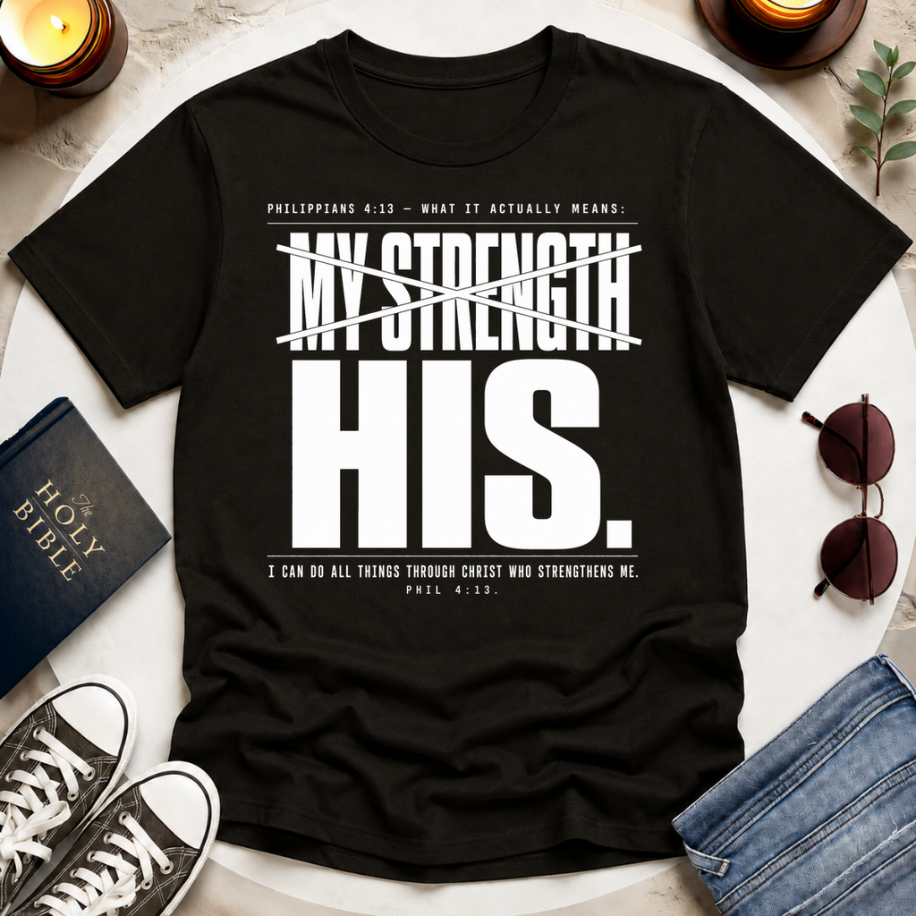 Not My Strength—Strikethrough T-Shirt