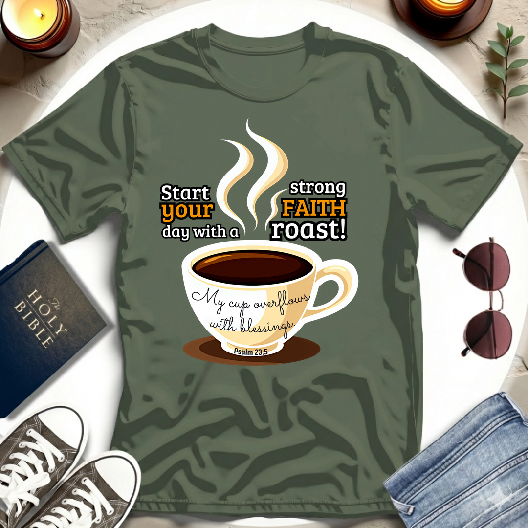 Brewed in Faith T-shirt