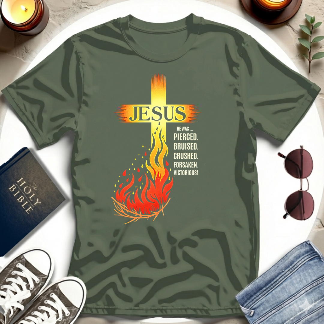 Jesus' Suffering To Victory T-shirt